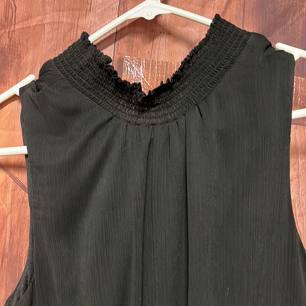 Chic Black Ruffled Dress - Picture 6 of 8